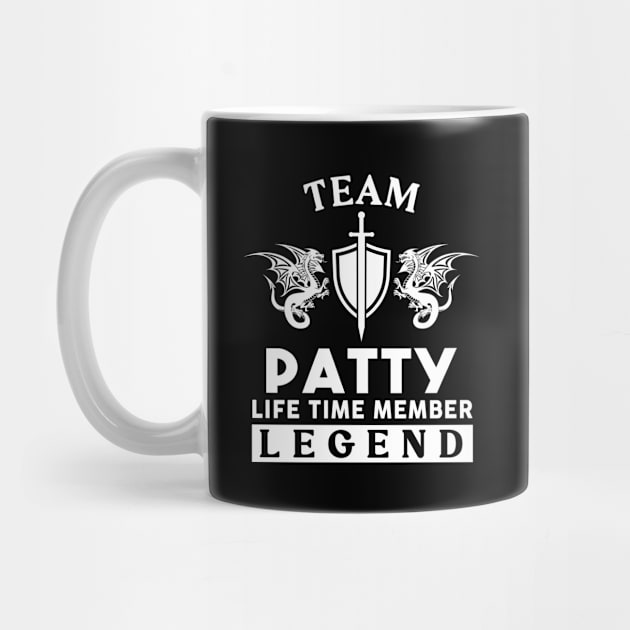 Patty Name T Shirt - Patty Life Time Member Legend Gift Item Tee by unendurableslemp118